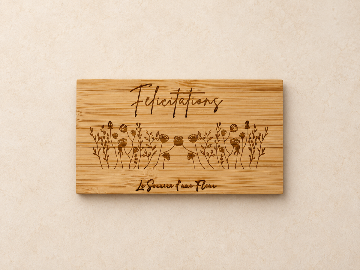 Carte Souvenir Bambou Magnet