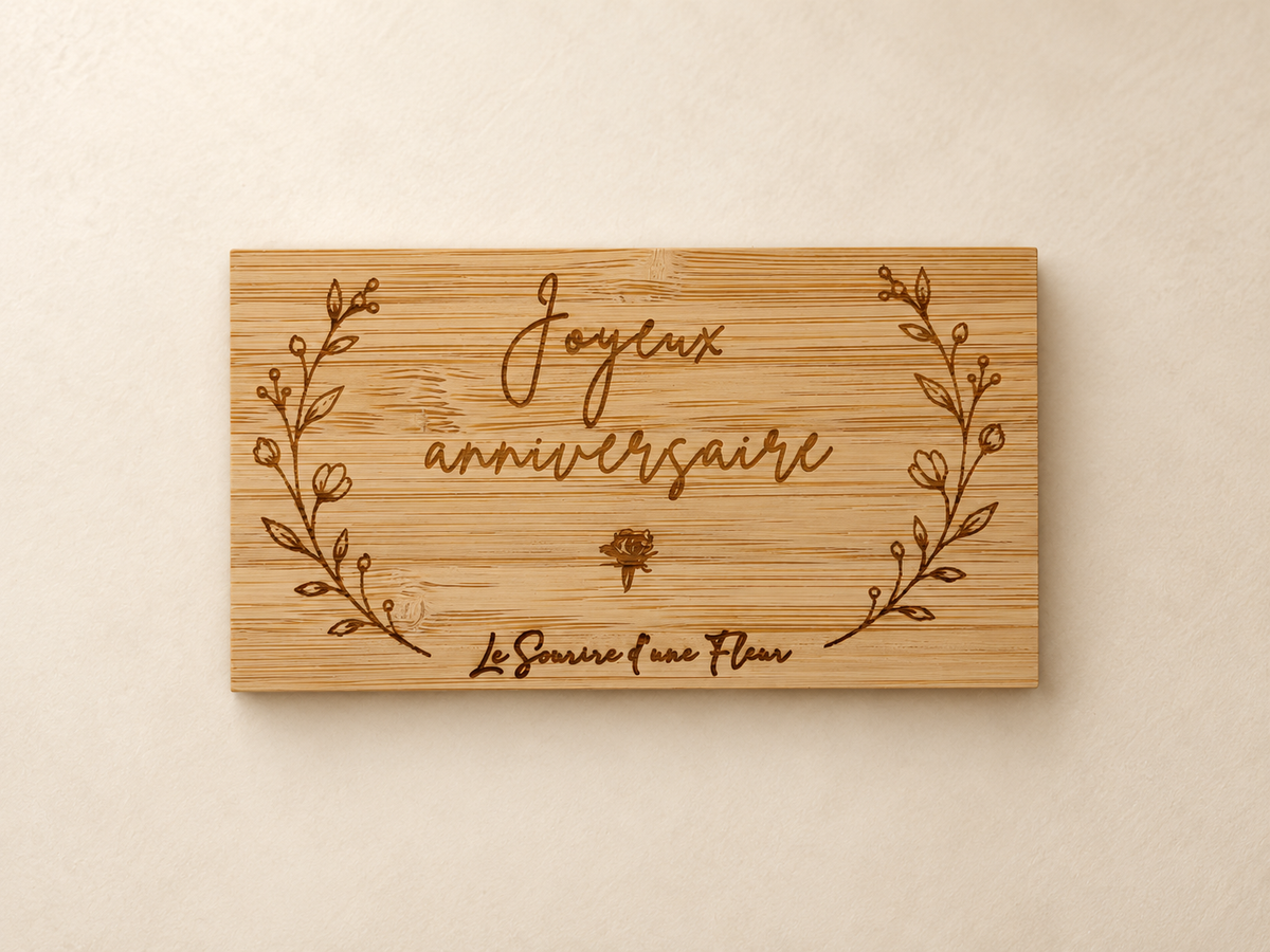 Carte Souvenir Bambou Magnet