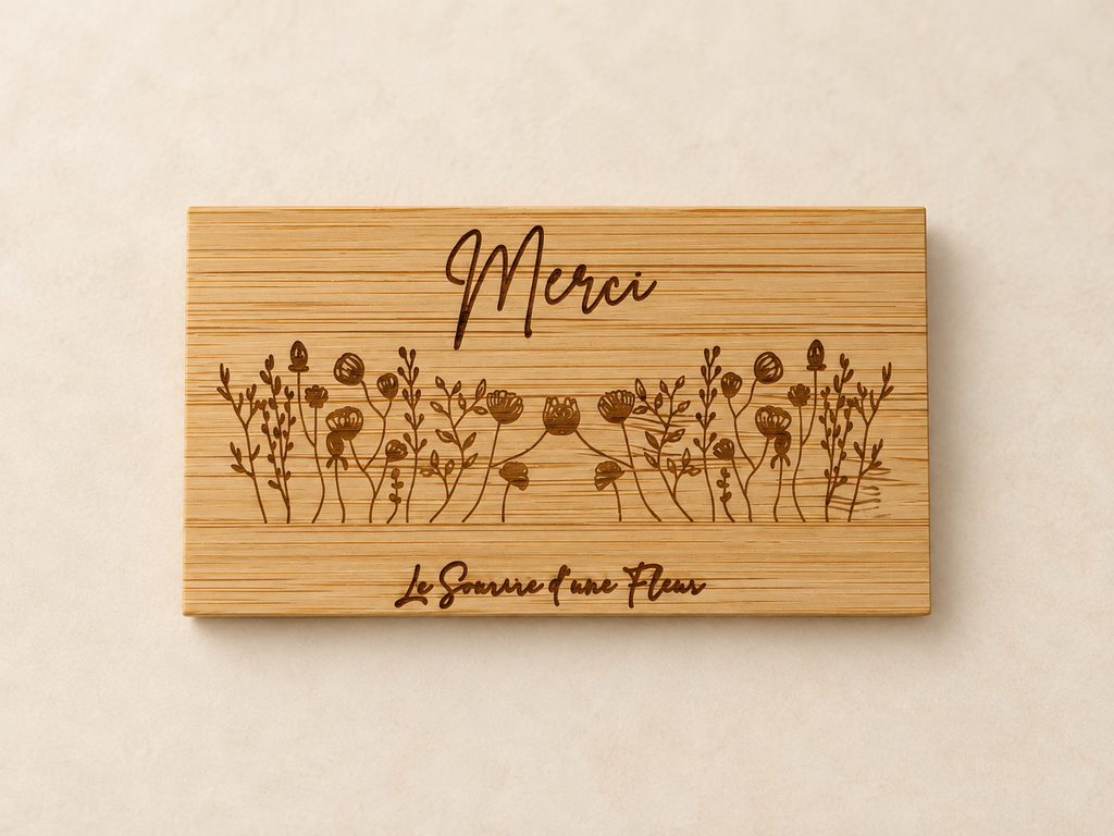 Carte Souvenir Bambou Magnet