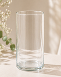 Vase cylindrique en verre - 2 tailles